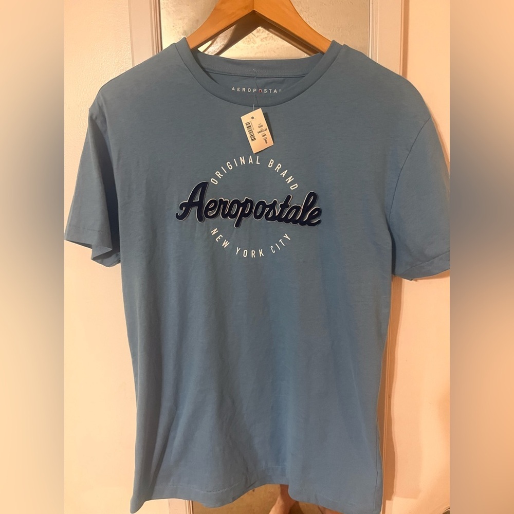 Aeropostale Light Blue Short Sleeve Tee